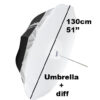 Profoto umbrella deep white L + diff